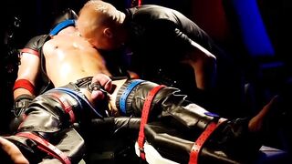 Bondage Domination - Ball-Tied Submissive Blonde Babe Deep Thrills Fucked Hard