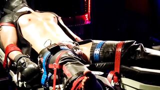 Bondage Domination - Ball-Tied Submissive Blonde Babe Deep Thrills Fucked Hard