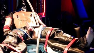Bondage Domination - Ball-Tied Submissive Blonde Babe Deep Thrills Fucked Hard