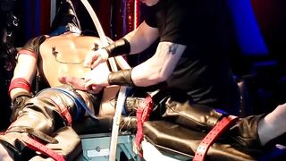 Bondage Domination - Ball-Tied Submissive Blonde Babe Deep Thrills Fucked Hard