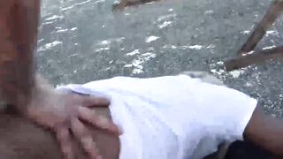 Group Sex Outdoor Orgy with Muscular Soldiers