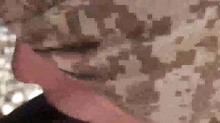 Group Sex Outdoor Orgy with Muscular Soldiers