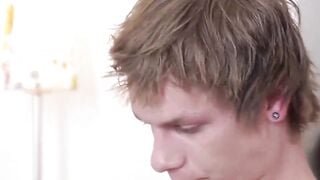 Skinny Twink's Ass Gets Pounded By His Boyfriend In Intense Fuck Session