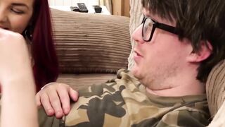 Big-Dick Nerd Fucks Babe's Mouth in Hardcore POV Blowjob