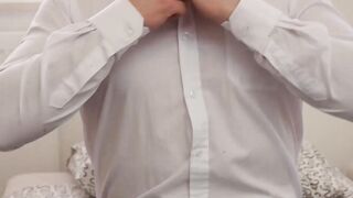 Foot Fetish Stroking His Big Dick And Showing Off Feets