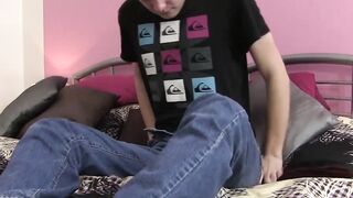 Twinks Foot Fetish - Close-up View of Feets And Toes in Solo Action