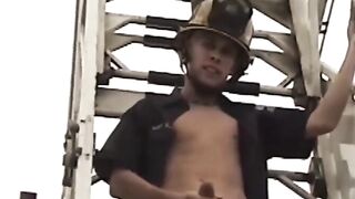 Handsome Hunk's Massive Schlong Unleashed in Solo Play