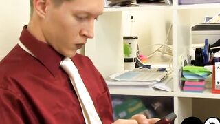 Business Anal Sex - Office Ass-Fucking with Hot Young Guys