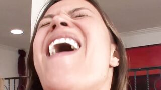 Step-Mother's Daughter In Law - Passionate Lesbian Sex With Stepdad Watching