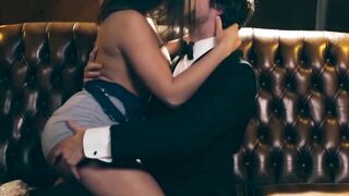 Rough Doggy-Style Pounding For Slutty Tease With Big Dick And Huge Load
