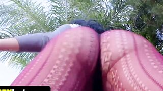 Bubble Butt Stepsis's Pantyhouse Play - Step-Brother Catches Her