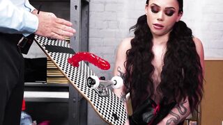 Lucia Rossi's Sexy Roller-Skating Adventure - A Daring Game of Truth or Thrill