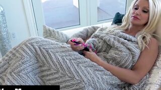Blond Step-Mother's Hot Affair - Taboo Sex with Her Stepson
