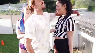 Bestie's Hot & Bothered - Hard Core Session with Big Dick Friends