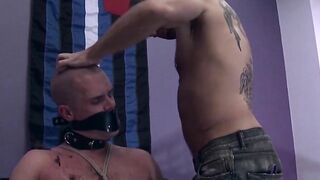 Dominatrix Bondage Mistress Torments Submissive Slave With Sensual Humiliation