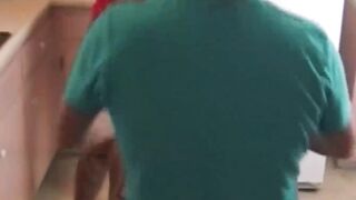 Rough & Raw - Huge Load Dump On Ass By Muscular Bear From The Kitchen Counter