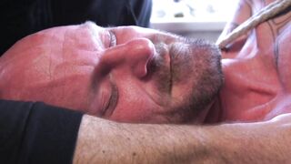 Threeway Threesome - Hands-Free Orgasm For Bondage Stud With Dual Anal Play