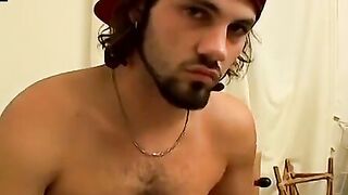Straight Guy Stroking Thick Dick For Eager Audience