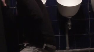 Anal-Rush! Hot Italian Stallion Fucked Hard By Hunk Stud In Public Bathroom