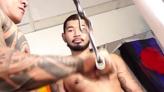 Ink-Stained Muscle Hunks - Anal Sex with Rough Blowjobs & Facial