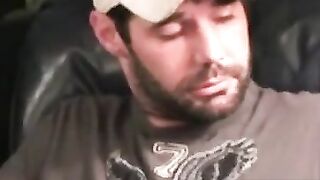 Ink-Stained Hunk Jerking Off & Shooting A Massive Load