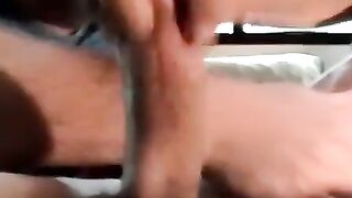 MILF Facesitting Blowjob & Facial from Young Twink in Old Man's Den