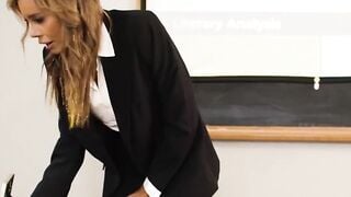 Boss Lady's Panties Eaten By Her Sexual Assistant - BDSM Office Roleplay