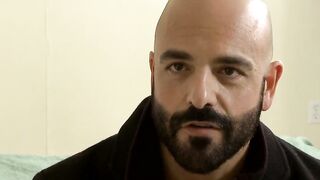 Big Muscle Anal Threesome - Breeding Twink with Daddy Bear