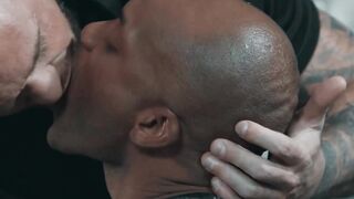 Black Stud's Big Dick Fucks White Guy Hard - Muscle Dude Gets Pounded