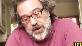Chubby Girl's Rough Sex Adventure With Older Dom - Hardcore Fucking