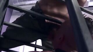 Muscle Punk's Bondage Dungeon - Suck & Fucked by Dominatrix with Leather Whip