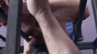 Muscle Punk's Bondage Dungeon - Suck & Fucked by Dominatrix with Leather Whip