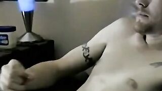Hair Bear's Explosive Orgasm - Live Cam Show with Older Man