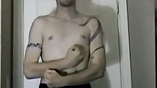 Hair Bear's Explosive Orgasm - Live Cam Show with Older Man
