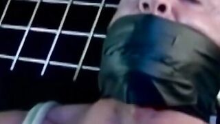 Bound Blue Balls - Bondage Domination of Muscular Guy's Dick & Ball Sack