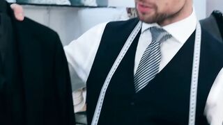 Dressed To Impress - Hot Blonde Babe Fucks Her New Suit Model And His Hard Dick