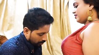 Desi Couple's Passionate Intimate Moment Before Party