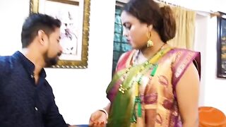 Desi Couple's Passionate Intimate Moment Before Party