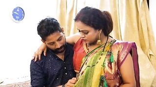 Desi Couple's Passionate Intimate Moment Before Party