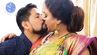 Desi Couple's Passionate Intimate Moment Before Party
