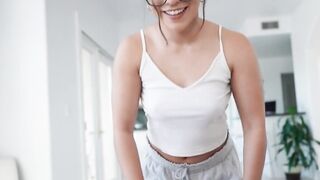 Step-Daughter's Hot Blonde BFF Steals Mommy For A Wild Threesome