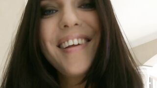 Busty Brunette Babe Genie Juice Gets Her Ass Filled With A Huge Load