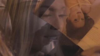Teen Cuties Scissor-Fuck in Hot Lesbian Threesome