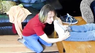 Foot Worship - Foot Slave Submissive Fetish Domination by Mistress Elisa