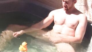 Hot Stud's Throbbin' Dick - Ball Washing & Masturbation POV