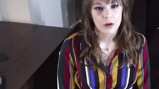 RebeccaVangaurd - Office Slut Fucked Hard By Boss In POV Style