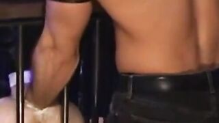 Fisting Frenzy! Long Dick Pounded by Hunks in Steel Bars