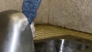 Japanese Babe's Golden Shower - Wet Panties Filled With Urine