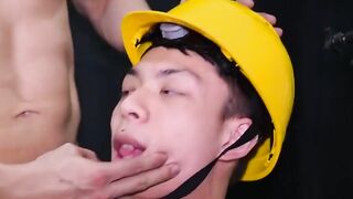 Four-Way Frenzy #4 - Construction Site Orgy with Older Man