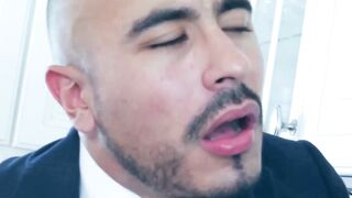 Plumbing Job Gone Wrong! Anal Sex with Hunk Leo Leo & Suited Stud
